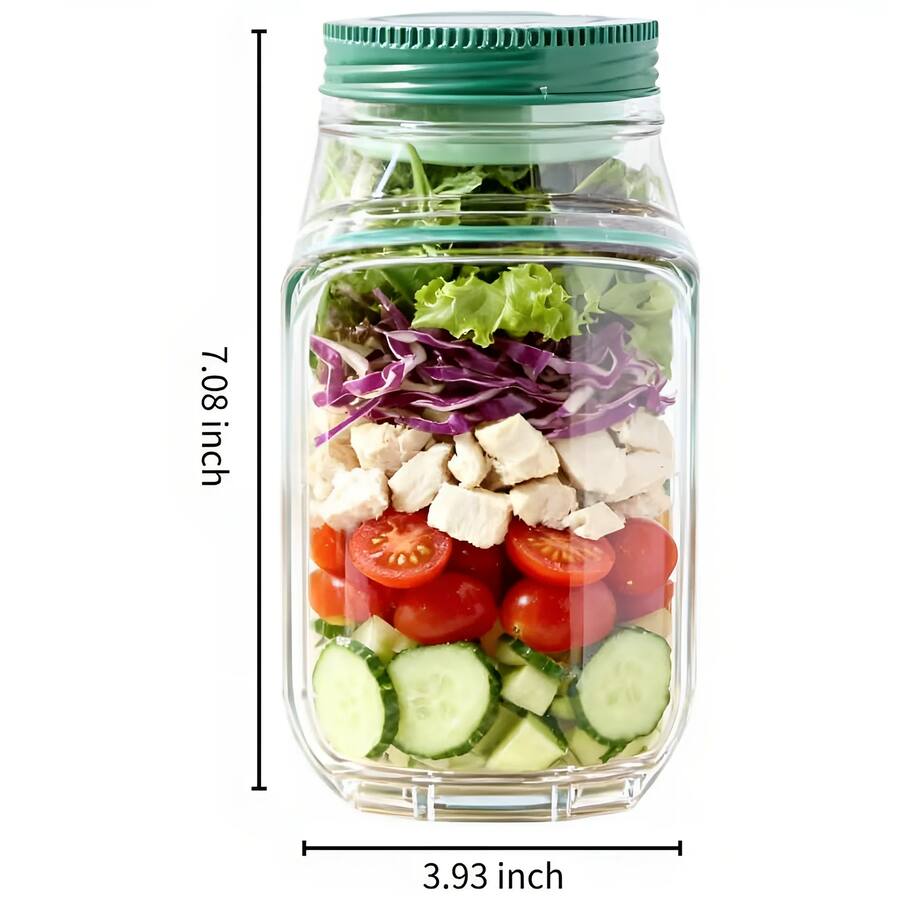 SaladPod™ | Portable Side-Opening Freshness Jar