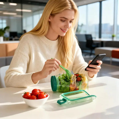 SaladPod™ | Portable Side-Opening Freshness Jar