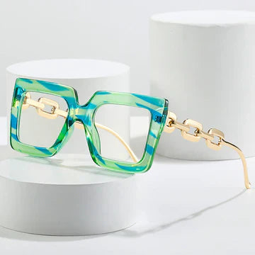 Buy 1, Get 5 More! Square Chain Glasses 👓➡️👓👓👓👓👓 (Total 6 pieces for the price of 1!) 🎉💥
