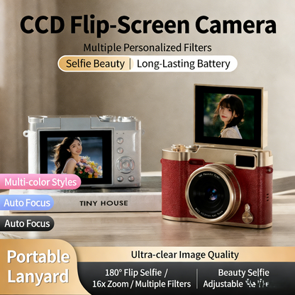 48MP Ultra HD Digital Vlogging Camera with 180° Flip Screen | Professional Photo & Video Recorder