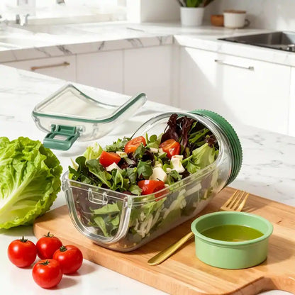 SaladPod™ | Portable Side-Opening Freshness Jar