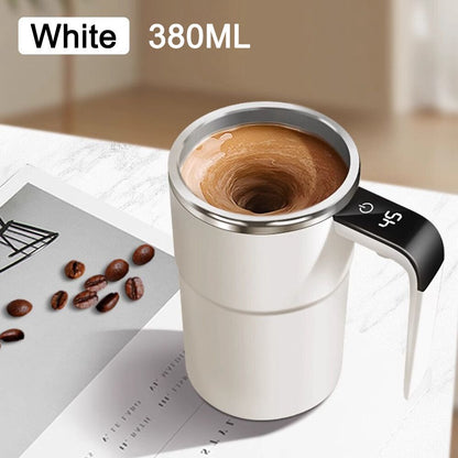 COJATBOA® Smart Temperature Mug: Rechargeable Self-Stirring Cup (12oz)