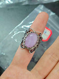 Natural Kunzite Ring
