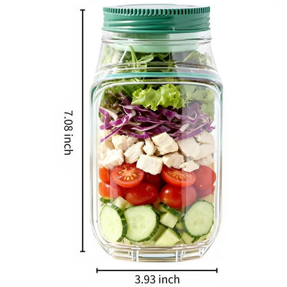 SaladPod™ | Portable Side-Opening Freshness Jar